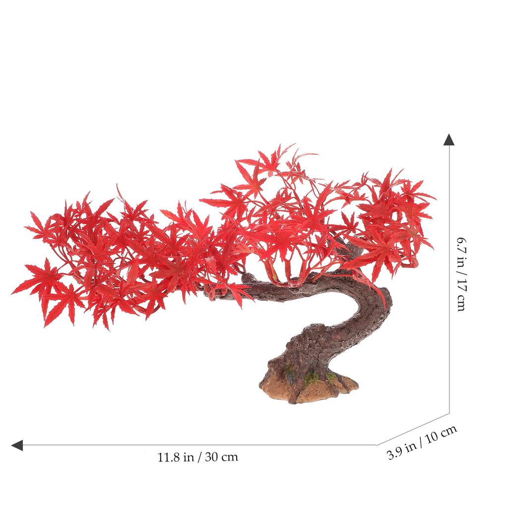 Plum Tree Ornament Artificial Decor for Desk Table Sand Table Micro Landscape Bonsai Sashimi Decoration Home Office