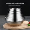 304 Stainless Steel Double-Layer Insulated Bowl