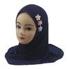 Easy To Wear Girls Instant Hijab Scarf Muslim Hijabs Handmade Flower Amira Lovely Flower Headscarf Turban for 2-6 Years Kids
