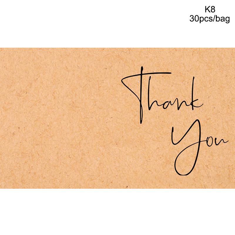 50/100/500ST Tack för din beställning Affärskort Shopping Köp Tack Hälsningskort Uppskattningskort För Små Företag