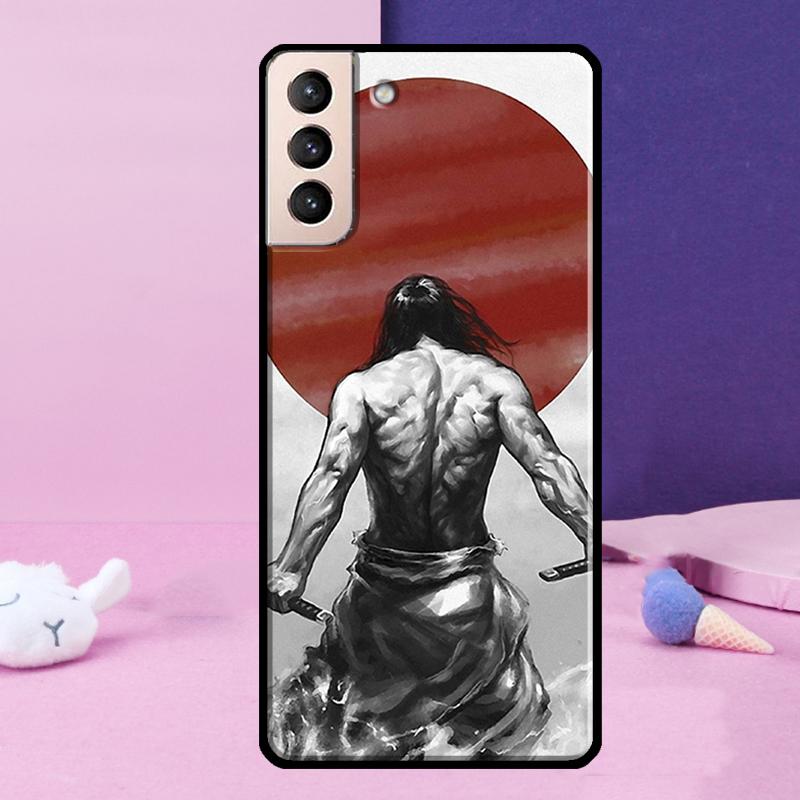 Japanese Samurai Ninja Phone Case For Samsung Galaxy S25 Ultra S24 Ultra S9 S10 S20 S21 S22 Plus S23 S24 FE Cover