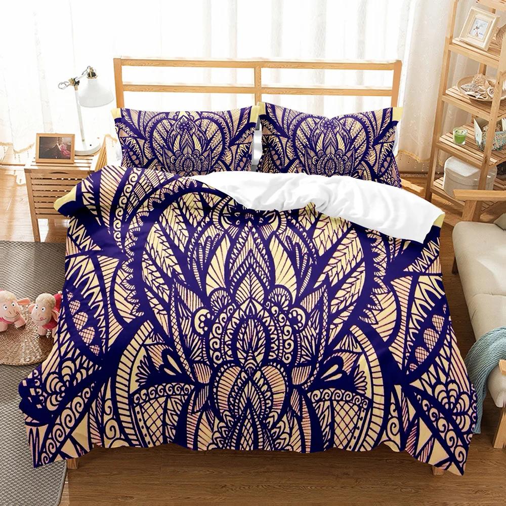 3d Boho Bed Linens Duvet Cover Set Comforter Bedding Sets Twin Full Queen King Bedroom Home Textile Housse De Couette Bohemia
