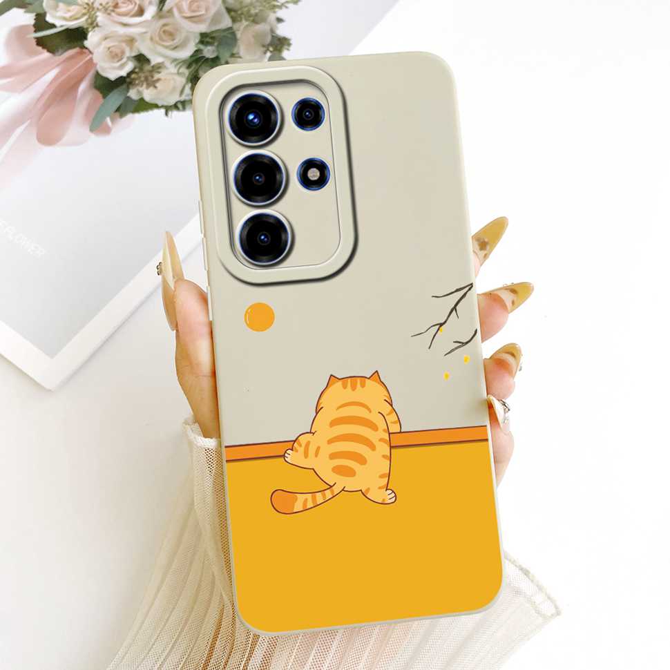 For Itel S26 Ultra Case Floral Silicone Soft Casing New Shockproof Back Cover For Itel S26 Ultra / Super 26 Ultra / S688LN Cover