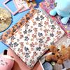 4 Pack Ultra Soft Dog Cat Bed Mat with Cute Prints Reversible Fleece Dog Crate Kennel Pad Cozy Washable Thickened Guinea Pig Pet Bed Mat