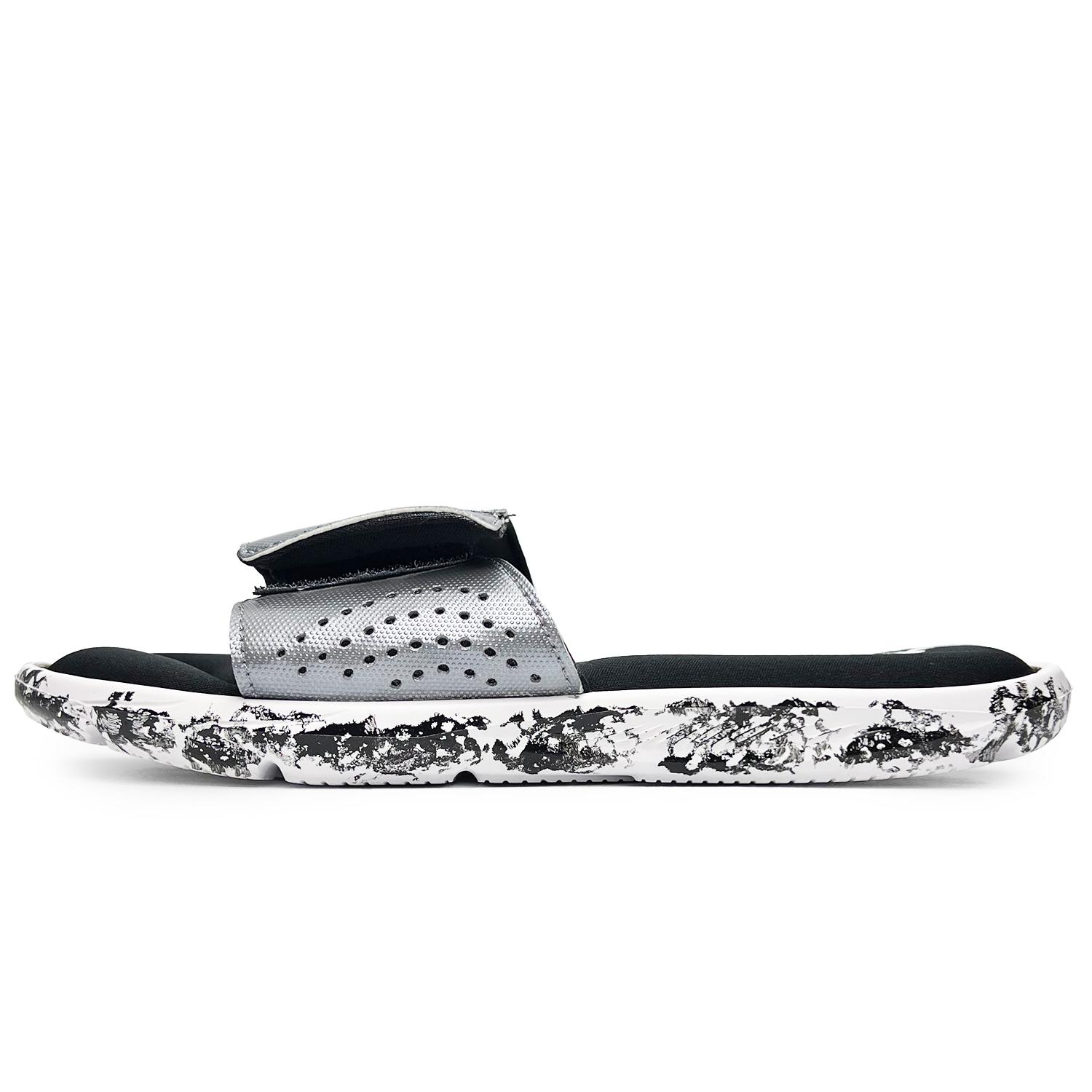 

Under Armour Ignite Slip Resistant Abrasion Resistant Slide Slippers Men s Black Silver 3022711-100(Team285-) 45