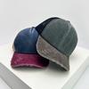 New Unisex Block Broken Baseball Hats Distress Breathable Mesh Sunshade Retro Trucker Caps Versatile Simple Fashion
