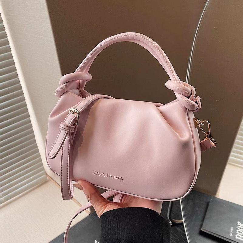 

Women s 2025 New Style Soft Leather Pleated Cloud Bag - Single Shoulder & Crossbody, Versatile Four Seasons Casual. Four Seasons Soft Leather розовый