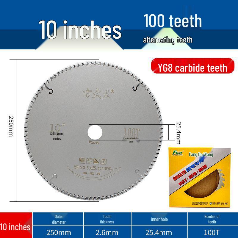 Woodworking YG8 Alloy Circular Saw Blades: 4-inch, 7-inch, and 10-inch for Portable Cutting Machines