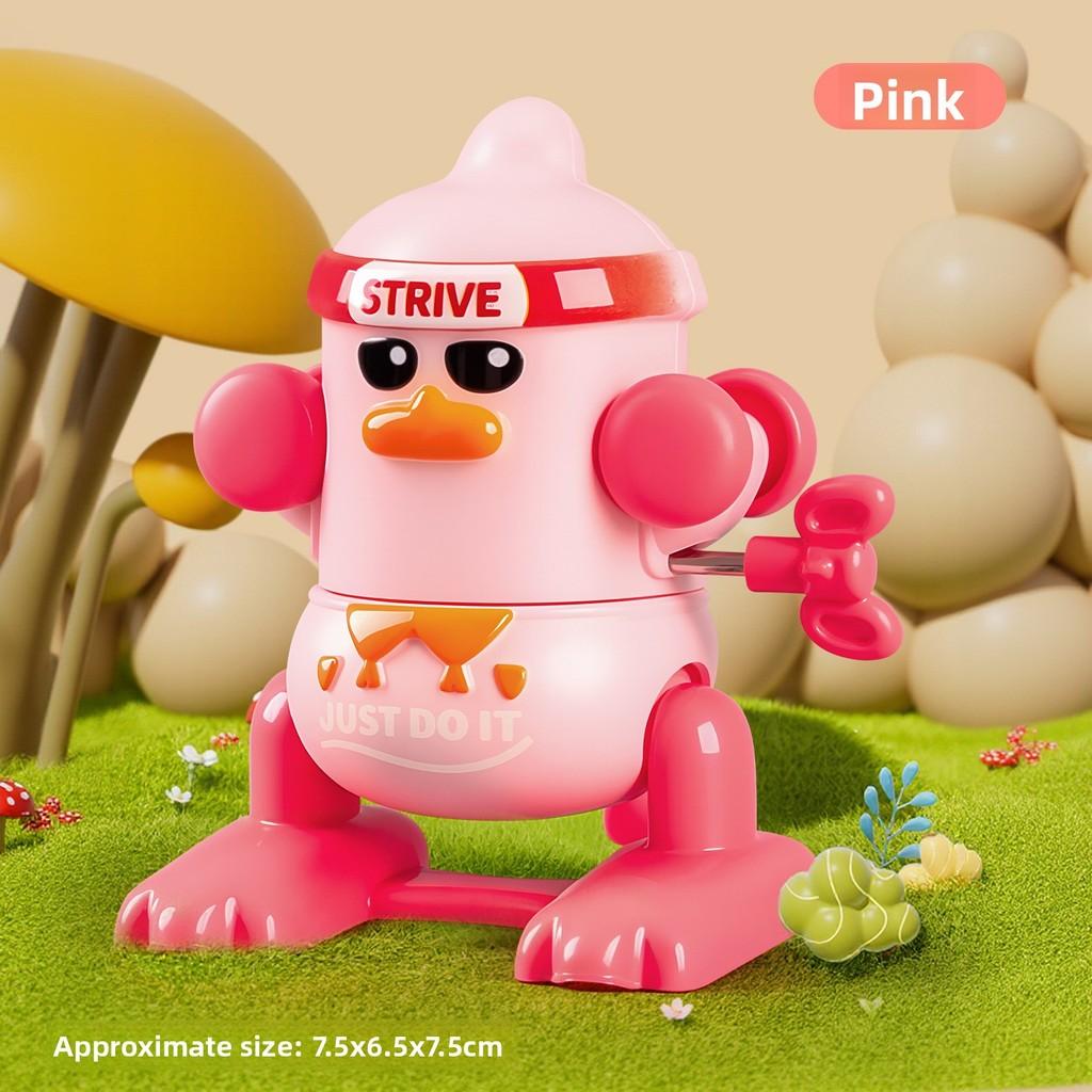 Kunststoff Babyspielzeug-Set mit Cartoon-Ente und Gorilla für Säuglingslernen und Entwicklung