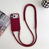 Lanyard Soft Silicone Candy Case for 17 Air 16 Pro Max 15 14 Plus 13 12 Shoulder Rope Neck Cord Strap Shockproof Cover