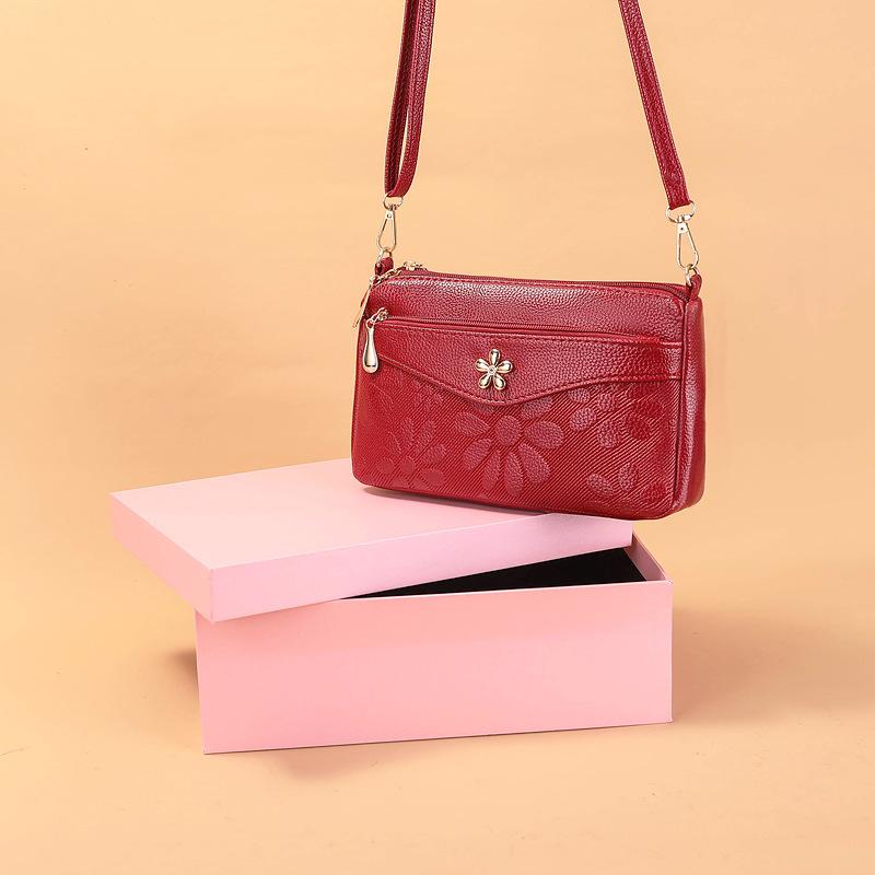 Flower Korean Version Crossbody Shoulder Bag, Women's Underarm Small Shoulder Bag
