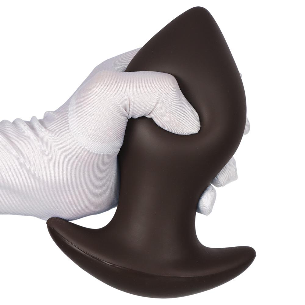 Liquid Silicone Anal Plug for Men Women - Soft Butt Plug for Anal Stretching, Body-Safe Adult Sex Toy for Solo & Couples