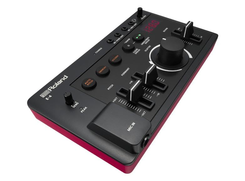 Roland AIRACompact VOICE TWEAKER Voice Changer Vocal Effects Pedal with and Up to Hours of Use for Live Performances and Streaming E-4 Reverb, Looper,