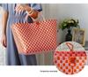 Vietnamese Large Imitation Rattan Handled Storage and Grocery Basket