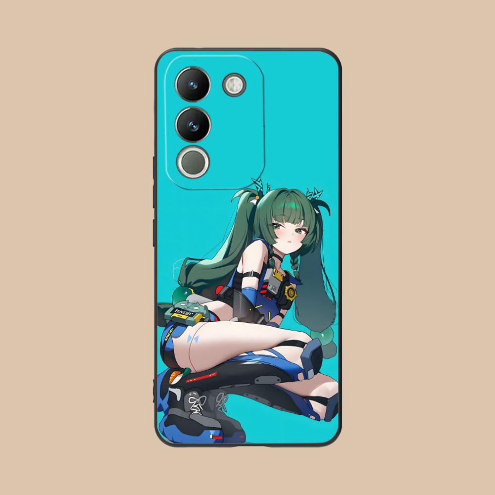 Zenless Zone Zero QingYi Phone Case for VIVO Y77 76 75 74 73 72 58 56 55 51 50 38 36 Y19 Y18 Y03 Y01 5G Colorful Printing Cover