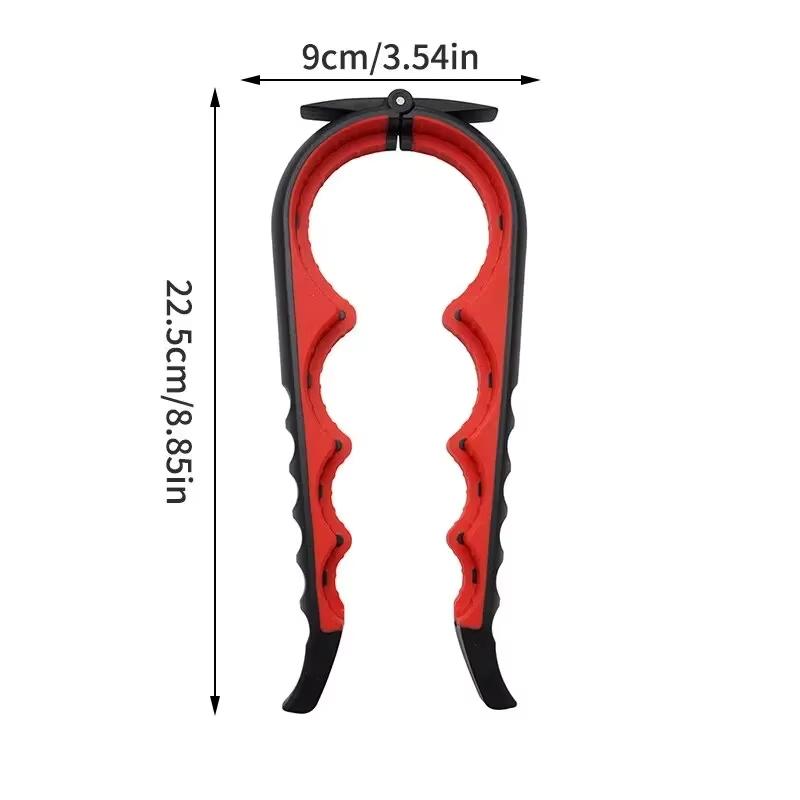 Dosenöffner, multifunktionaler 4-in-1-Getränkeflaschenöffner, Verschlussdreher, Dosenöffner mit vier Positionen, rutschfester Verschlussdreher