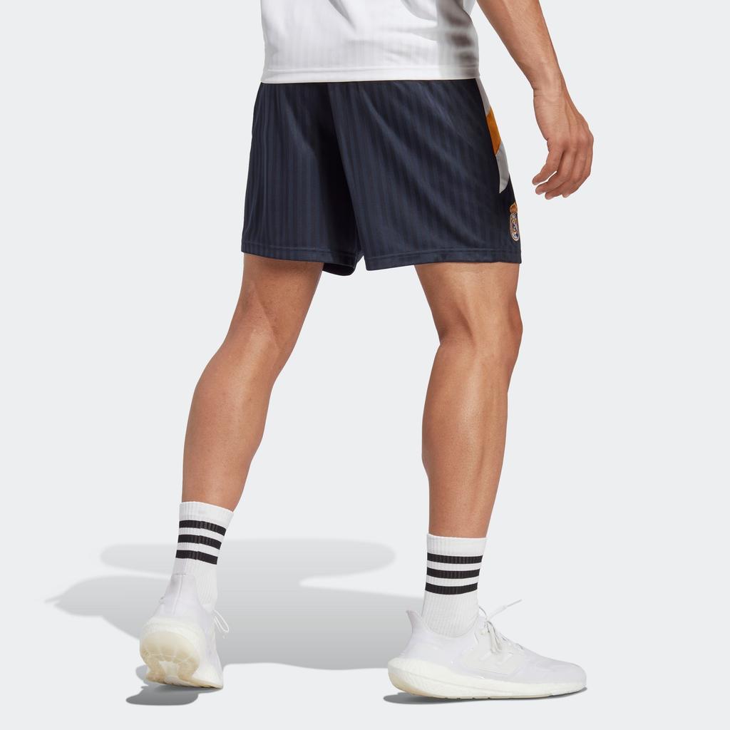 adidas Real Madrid Icon Shorts Asia Sizing 'Dark Navy' Men's HT6457