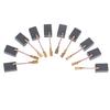 10Pcs Graphite Copper Motor Carbon Brushes Kit For Angle Grinder 6*8.5*13.5Mm