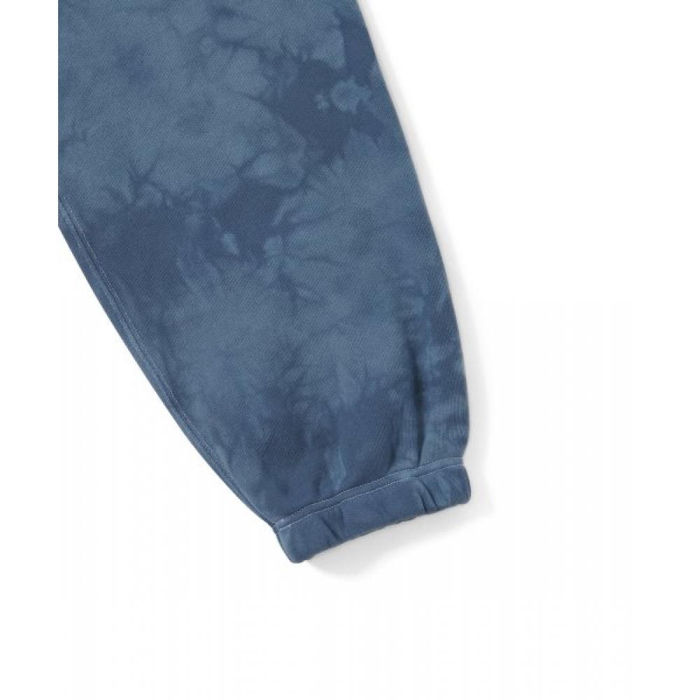 Uneven Dyed Sweatpant Blue