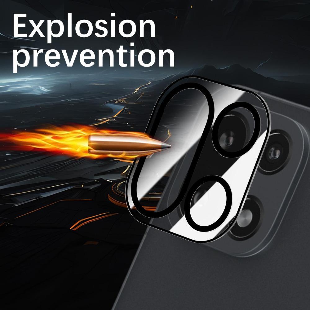 1-3PACK Tempered Glass for OnePlus 15 HD Clear Black Glass Lens Protector Easy Install for One Plus 15 Mobile Phone Camera Film 4