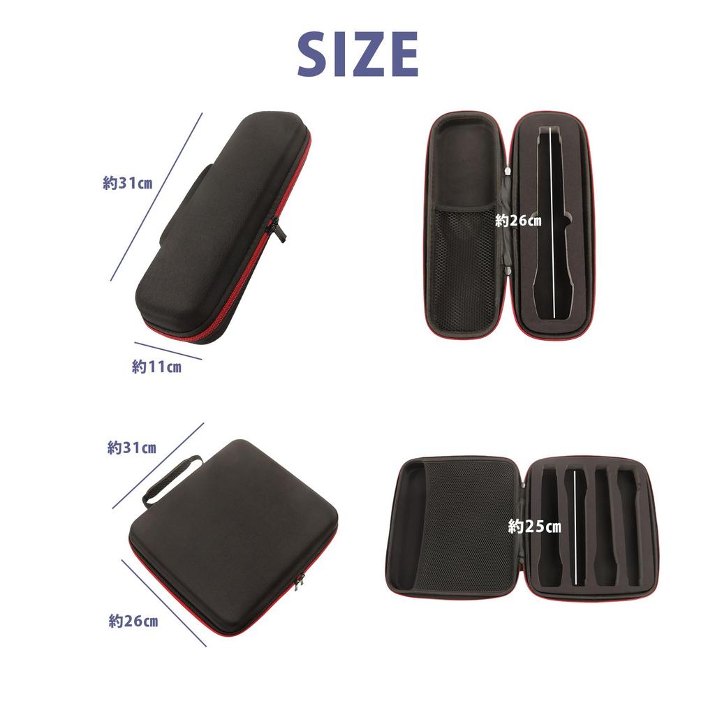 S.T.S.G Microphone Case Shockproof Storage Pouch Holds 4 Microphones