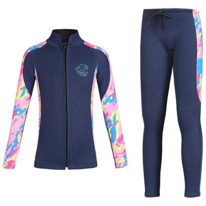 Yimai 2.5mm Kids Long Sleeve Split Wetsuit