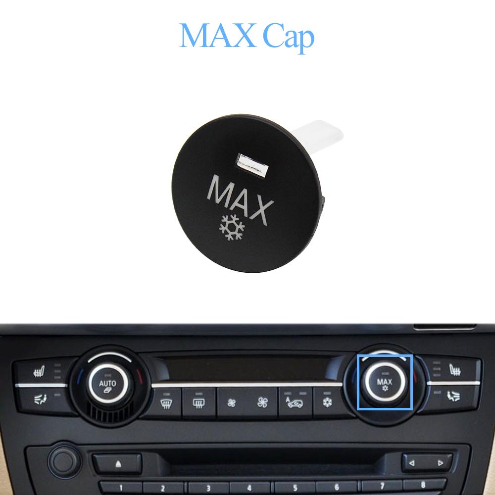 Car Dashboard Air Conditioner AC Button Key Venlitation Auto Knob Switch Cap For BMW X5 X6 E70 E71 E72 2007-2014 64119310445