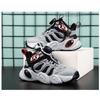 Boys' Shoes Autumn and Winter New Two Cotton Plus Fleece Warm Children's Sports Shoes Rotating Buttons Large Children's Basketball Shoes