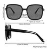 Vintage Übergroße Quadratische Sonnenbrille Damen Mode Farbverlauf Outdoor Brille Retro Weiblich Luxus Marken Design Brillen