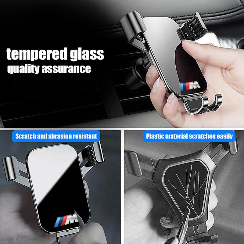 ABS Car Phone Holder Air Vent Clip Mount Mobile Cell Stand Accessories For BMW E90 G80 M3 G30 M5 F82 F83 F20 F21 G42 F95 F96 G06
