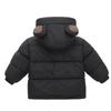 Kids Winter Warm Puffer Jacket With Hooded Design Boys Girls 3-8 Years Thick Lined Cotton Coat
