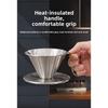 V60 Coffee Filter Stainless Steel 304 Coffee Set Equipment - Filter Cup Funnel Drip
