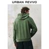 Sweat à capuche rétro street pour homme UR délavé et vieilli