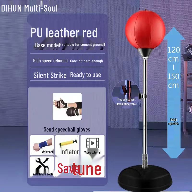 Adjustable Speed Ball Target for Indoor Boxing Training - Suitable for Adults & Children