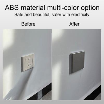 Outlet Protective Cover Ultra-thin Child Proof Wall Socket Safety Guard Protector Home Office Wall Electrical Outlet Decorative Protection Panel