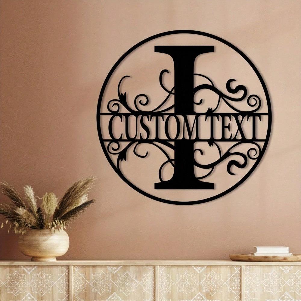 Custom Metal Letter Sign, Personalized Name Plate for Wall Decor, Birthday Gift, Housewarming, Wedding, Party Decoration