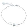 Bracciale in argento con zirconi cubici (1981573)