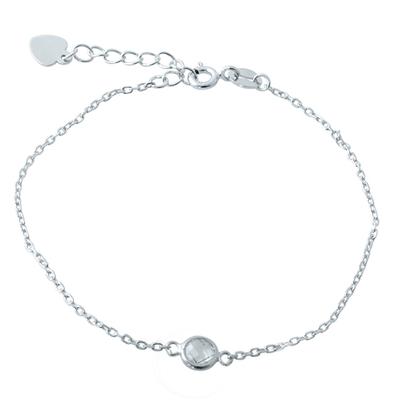 Silver Bracelet with Cubic Zirkonia (1981573)