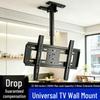 Suporte de Parede de Teto para TV Telescópico com Ventosa para Telas de 55/65/75/85 Polegadas
