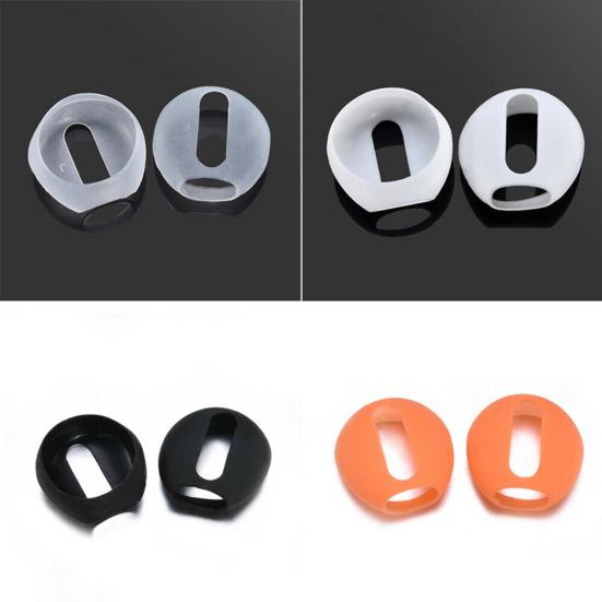 2 Pair Silicone Protective Cover Case Anti-Slip Earphone Eartips for Air-pods 1 2