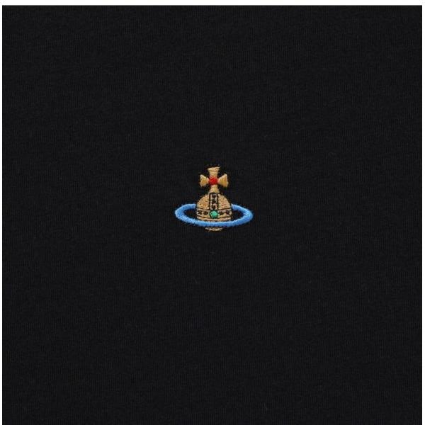 Vivienne Westwood Galleria Vivienne Westwood 3g010013 J001m N401 Orb Logo Borduurwerk Publiek Korte Mouw T-shirt