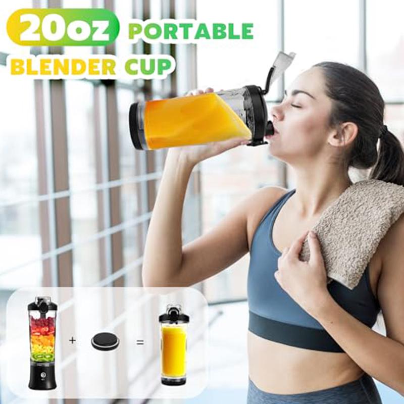 600ml Wireless Large Capacity Juice Blender Machine Portable Fruit Mixer Grinder Rechargeable Blender With Cup