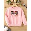 Kids Sweatshirt,Creative Printed Pattern Sweatshirt, Soft and Comfortable Crew Neck Sweatshirt, Children's Autumn/Winter Top