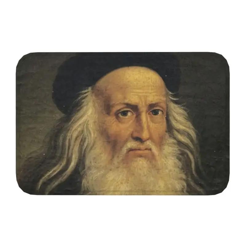 Personalized Classic Mona Lisa By Leonardo Da Vinci Doormat Mat Anti-Slip Painting Art Kitchen Bathroom Bedroom Rug Carpet