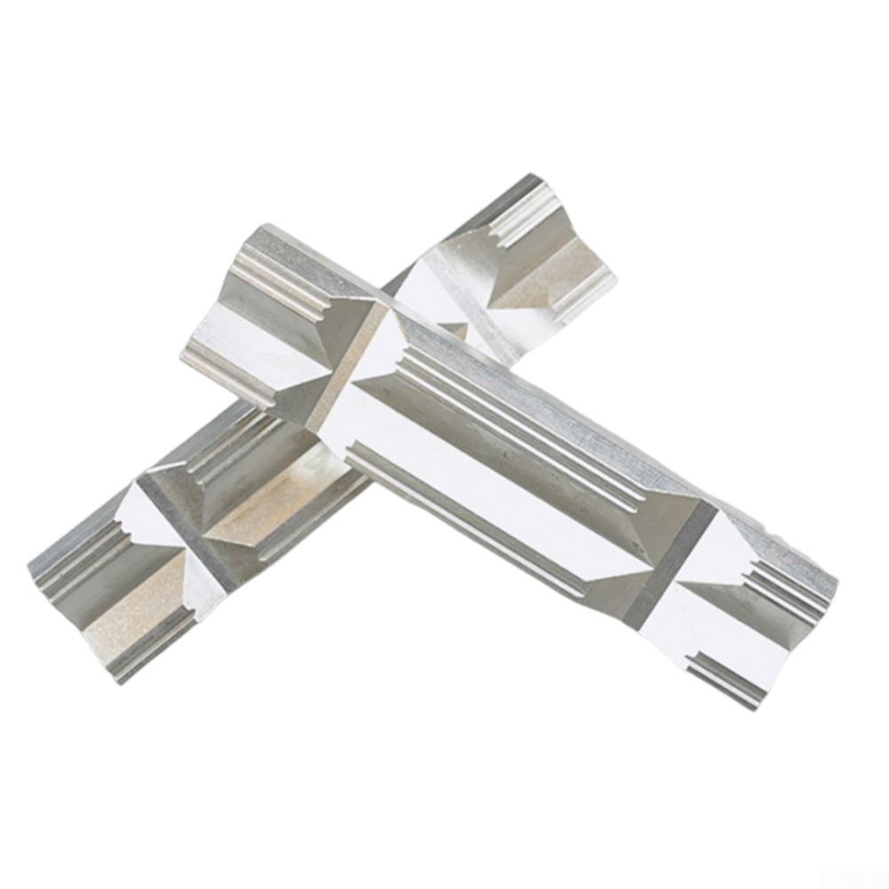 1 Pair V Type Jaw Aluminum Alloy 4 or 8 for Hard Jaw Fixture In Steel Vise