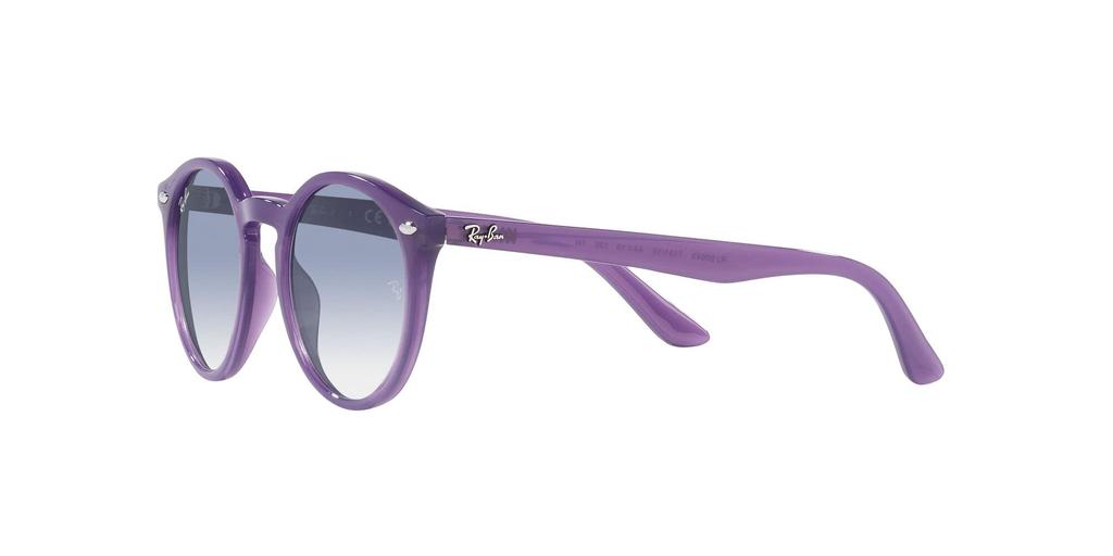 RJ9064S Opal Violet Gradient Light Blue Size 44 Ray-Ban Kids' Sunglasses, Frame/Clear Lens,