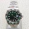 No logo Green Super Luminous Dial 40mm Men NH35 Movement Watch Sapphire Mirror Mechanical BUSINESS Watch