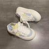 College spring and summer two wear women's canvas shoes new thick baseplate shoes little white shoes thin breathable bread women