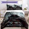 3Pcs Custom Name Assassin'S Bedding Set Duvet Cover Closure Includes 1Duvet Cover 2Pillowcases Soft And Comfortable For All Seasons