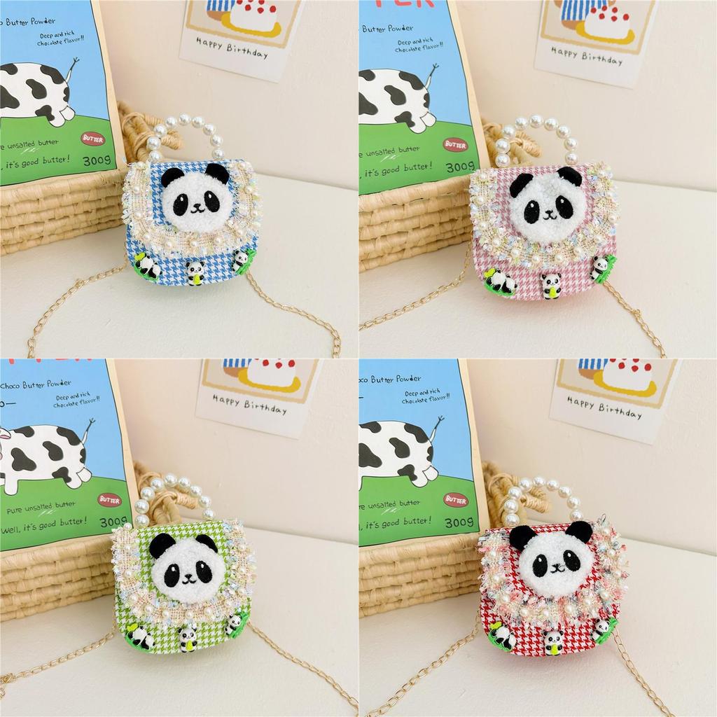 Charming Animal Print Crossbody Bag For Kids With Beaded Elements In Various Colors